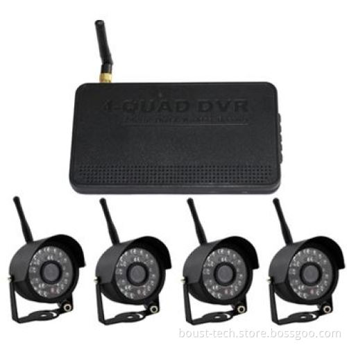 Boust 4CH 2.4G Digital Wireless Camera Kits & DVR System Bst-S8171